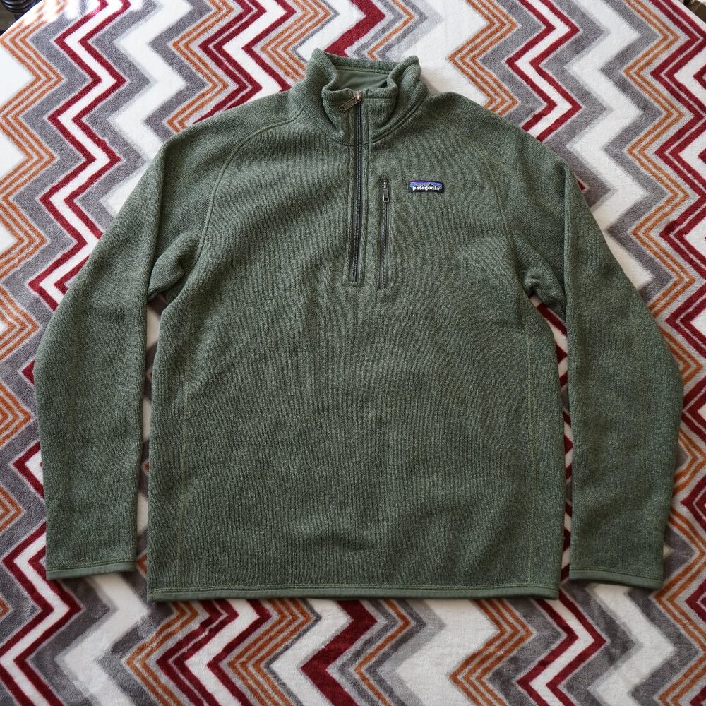 Patagonia Men's Better Sweater 1/4 Zip Size M